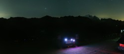 Archiv Foto Webcam Val d&#39;Isère: Rocher de Bellevarde 01:00