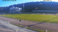 Archiv Foto Webcam Biathlon Arena Nové Město - Blick zum Schießstand 07:00