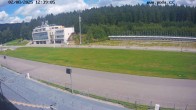 Archiv Foto Webcam Biathlon Arena Nové Město - Blick zum Schießstand 11:00