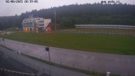 Archiv Foto Webcam Biathlon Arena Nové Město - Blick zum Schießstand 19:00
