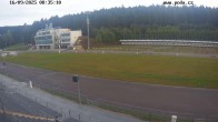 Archiv Foto Webcam Biathlon Arena Nové Město - Blick zum Schießstand 07:00