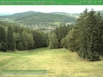 Archived image Webcam Ski piste at Knüllfeld 13:00