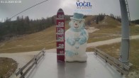 Archiv Foto Webcam Neuschnee Vogel Ski Center 09:00