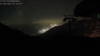 Archived image Webcam Leukerbad, Schwalbennest chairlift 23:00