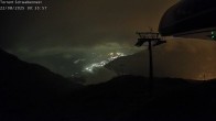 Archived image Webcam Leukerbad, Schwalbennest chairlift 23:00