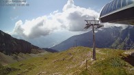 Archived image Webcam Leukerbad, Schwalbennest chairlift 13:00