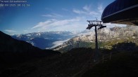 Archived image Webcam Leukerbad, Schwalbennest chairlift 07:00
