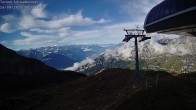Archived image Webcam Leukerbad, Schwalbennest chairlift 08:00