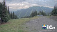 Archiv Foto Webcam Sun Peaks: Sundance Sesselbahn Bergstation 06:00