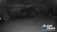 Archiv Foto Webcam Sun Peaks: Sundance Sesselbahn Bergstation 01:00