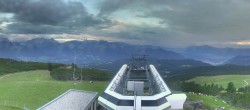 Archiv Foto Webcam Rittner Horn: Panoramablick Schwarzseespitze 19:00
