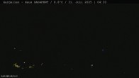 Archived image Webcam Gargellen (Schafberg) 03:00