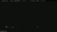 Archiv Foto Webcam Gargellen- Blick Schafberg 03:00