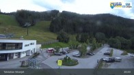 Archived image Webcam Katschberg: Silverjet Base station in St. Margarethen 02:00