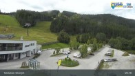 Archiv Foto Webcam Katschberg: Silverjet Talstation in St. Margarethen 08:00
