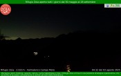 Archived image Webcam Mountain Lodge Zoia, Chiesa in Valmalenco 03:00