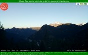 Archived image Webcam Mountain Lodge Zoia, Chiesa in Valmalenco 05:00