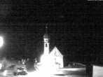Archiv Foto Webcam Vent - Blick zur Kirche und den Stubaier Alpen 23:00