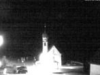 Archiv Foto Webcam Vent - Blick zur Kirche und den Stubaier Alpen 23:00