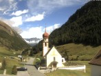 Archiv Foto Webcam Vent - Blick zur Kirche und den Stubaier Alpen 11:00