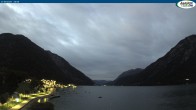 Archived image Webcam Pertisau at Achensee - footbridge 19:00
