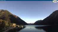 Archived image Webcam Pertisau at Achensee - footbridge 07:00