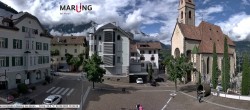 Archived image Webcam Marling - Church Square 15:00