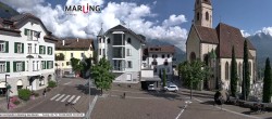 Archived image Webcam Marling - Church Square 09:00