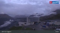 Archiv Foto Webcam Sölden: Bergstation Giggijochbahn 02:00