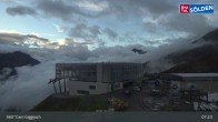 Archiv Foto Webcam Sölden: Bergstation Giggijochbahn 06:00