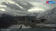 Archiv Foto Webcam Sölden: Bergstation Giggijochbahn 07:00