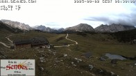 Archiv Foto Webcam Sennes Hütte in Südtirol 05:00