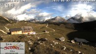Archiv Foto Webcam Sennes Hütte in Südtirol 17:00