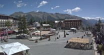 Archiv Foto Webcam Place d&#39;Auron 11:00
