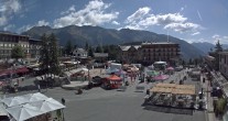 Archiv Foto Webcam Place d&#39;Auron 09:00