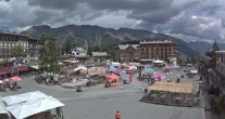 Archiv Foto Webcam Place d&#39;Auron 13:00