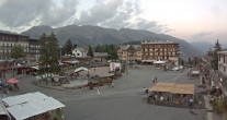Archived image Webcam Alpes Maritimes - Place d&#39;Auron 19:00
