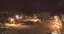 Archiv Foto Webcam Place d&#39;Auron 01:00