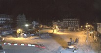 Archived image Webcam Alpes Maritimes - Place d&#39;Auron 23:00