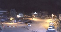 Archiv Foto Webcam Place d&#39;Auron 19:00