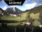 Archived image Webcam Lärchenhof Naturhotel 07:00