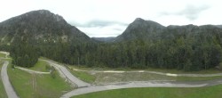 Archiv Foto Webcam Biathlonstadion Ruhpolding: Panorama Chiemgau Arena 11:00