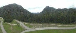 Archiv Foto Webcam Biathlonstadion Ruhpolding: Panorama Chiemgau Arena 13:00