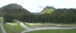 Archiv Foto Webcam Biathlonstadion Ruhpolding: Panorama Chiemgau Arena 15:00