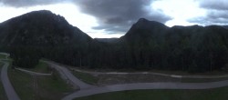 Archiv Foto Webcam Biathlonstadion Ruhpolding: Panorama Chiemgau Arena 19:00