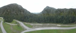 Archiv Foto Webcam Biathlonstadion Ruhpolding: Panorama Chiemgau Arena 08:00