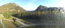 Archiv Foto Webcam Biathlonstadion Ruhpolding: Panorama Chiemgau Arena 07:00