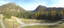 Archiv Foto Webcam Biathlonstadion Ruhpolding: Panorama Chiemgau Arena 09:00