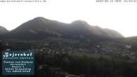 Archiv Foto Webcam Ruhpolding: Bojernhof 17:00