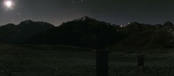 Archived image Webcam La Plagne - Top station of chairlift Bijolin 01:00